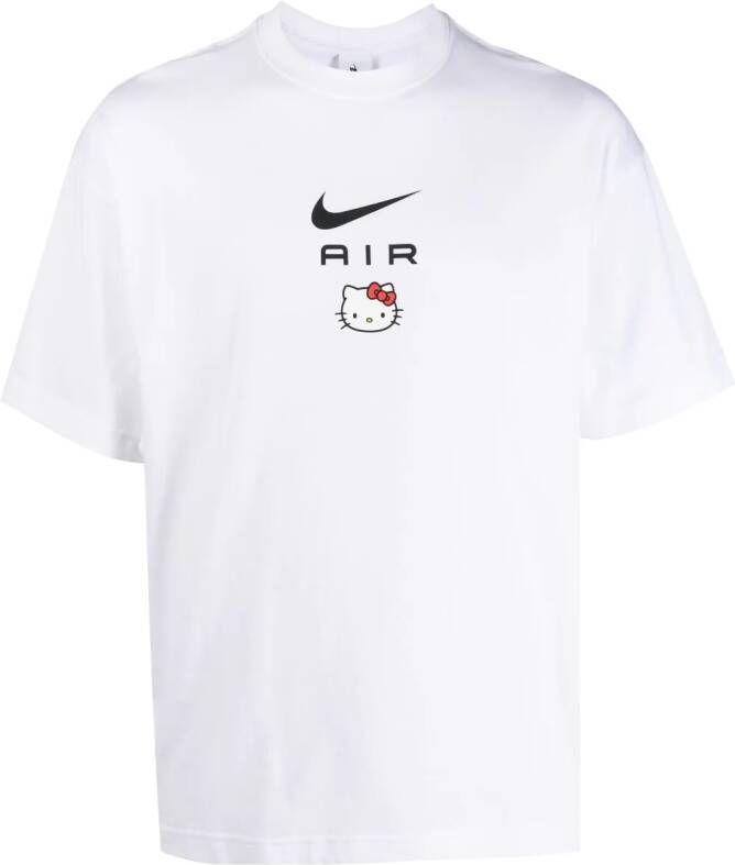 Nike x Hello Kitty T-shirt met logoprint Wit - Foto 2