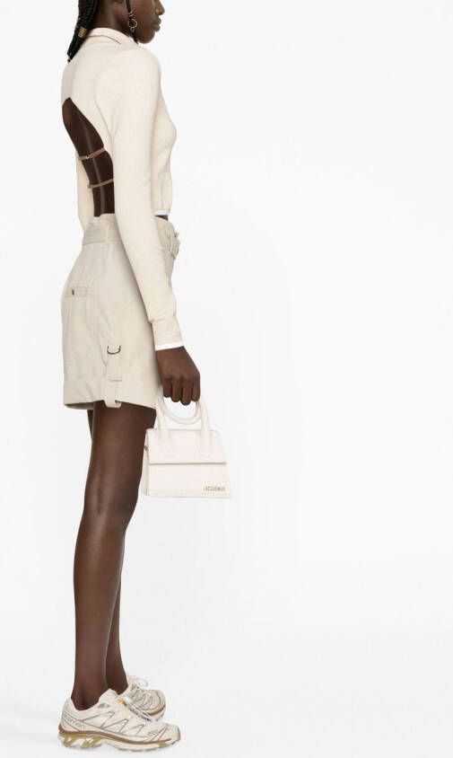 Nike x Jacquemus cropped poloshirt Beige