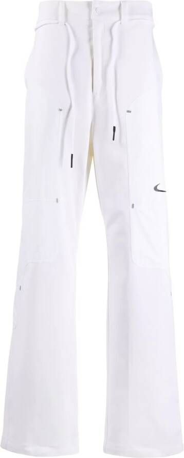 Nike X Off-White Bootcut broek Beige