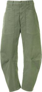 Nili Lotan Broek met wijde pijpen Groen