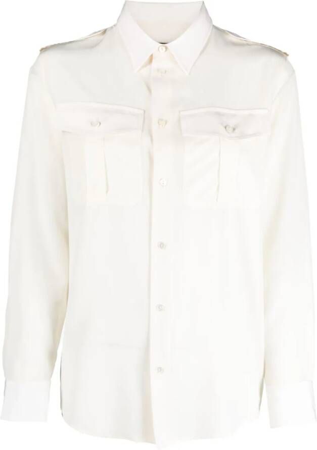 Nili Lotan Button-up blouse Beige