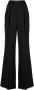 Nili Lotan Flavie pantalon met geplooid detail Zwart - Thumbnail 1