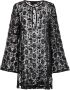 Nili Lotan Mini-jurk met detail van kant Zwart - Thumbnail 1