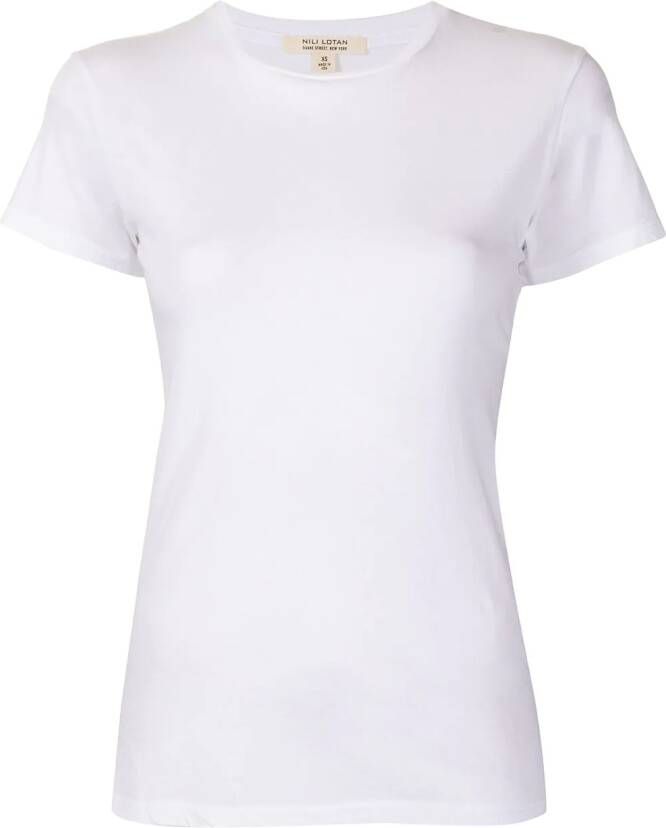 Nili Lotan T-shirt met ronde hals Wit