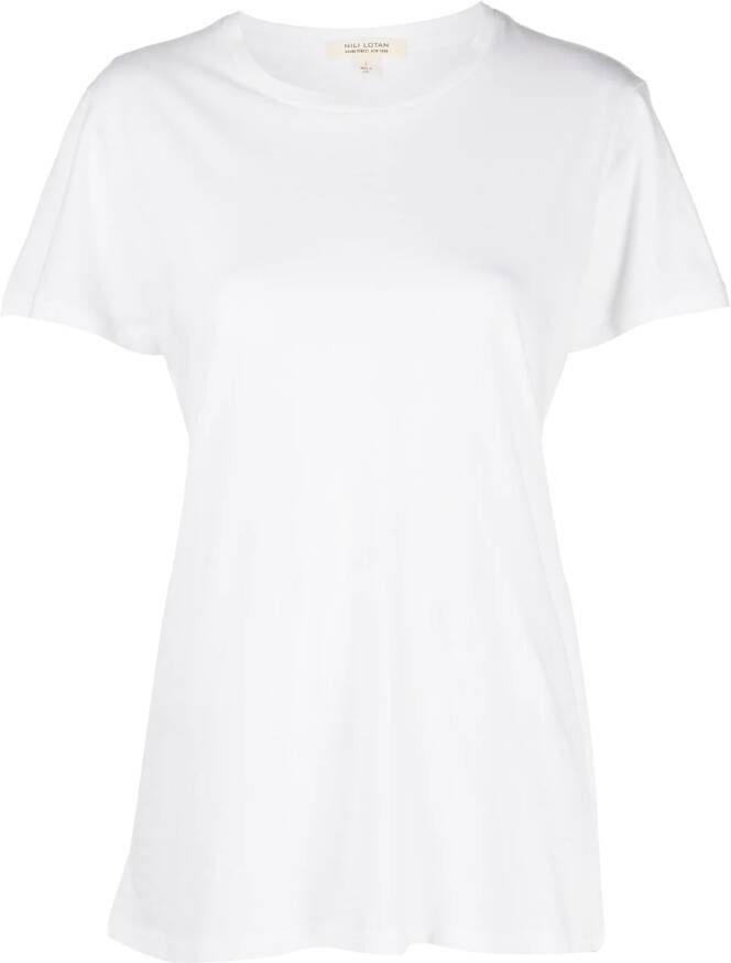 Nili Lotan T-shirt met ronde hals Wit