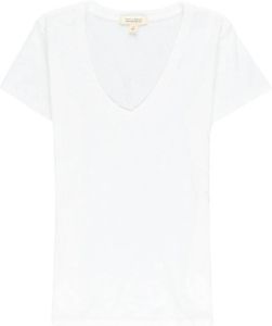 Nili Lotan T-shirt met V-hals Wit