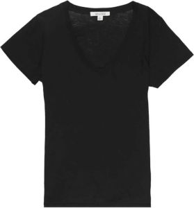 Nili Lotan T-shirt met V-hals Zwart