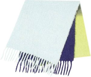 Nina Ricci Sjaal met geborduurd logo Blauw