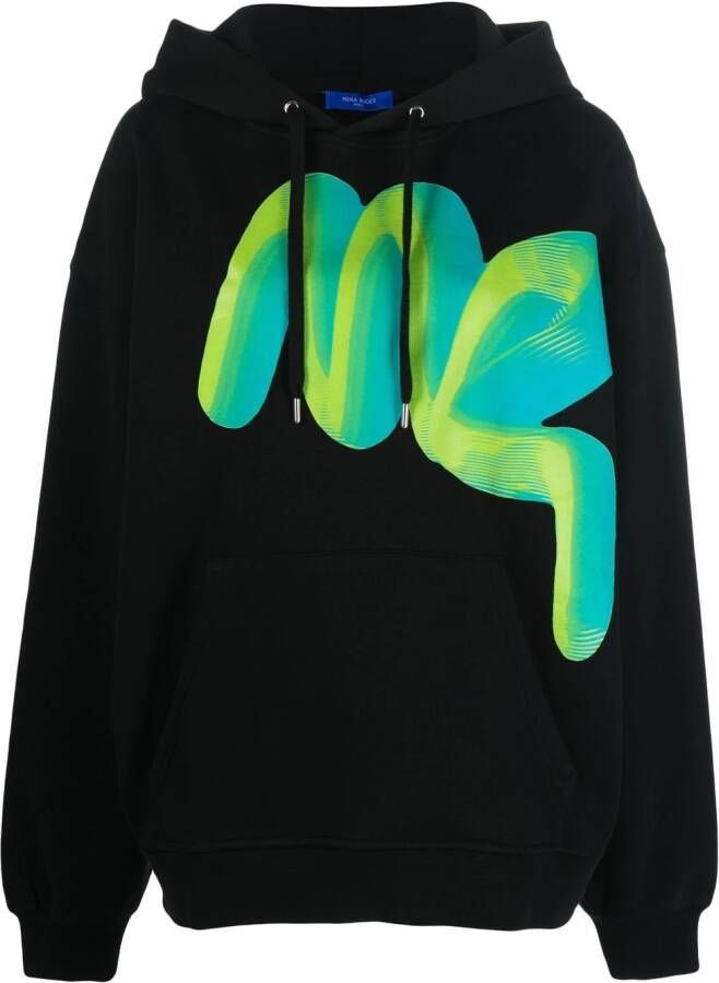 Nina Ricci Hoodie met logoprint Zwart