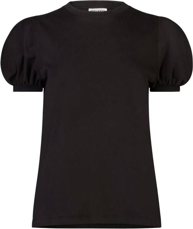 Nina Ricci T-shirt met pofmouwen Zwart