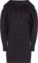 Nina Ricci Hoodiejurk met geborduurd logo Zwart - Thumbnail 1