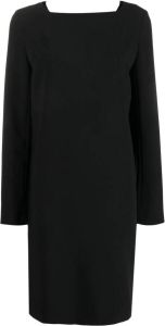 Nina Ricci Midi-jurk met boothals Zwart