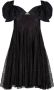 Nina Ricci Mini-jurk met bloemenkant Zwart - Thumbnail 1