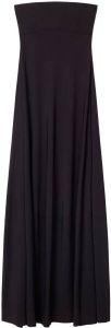 Nina Ricci Maxi-jurk met open rug Zwart