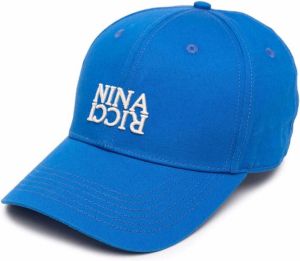 Nina Ricci Pet met geborduurd logo Blauw