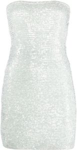 Nina Ricci Mini-jurk verfraaid met pailletten Groen