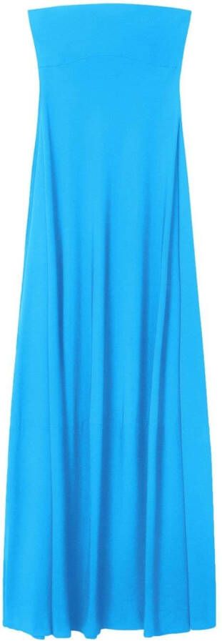 Nina Ricci Strapless jurk Blauw