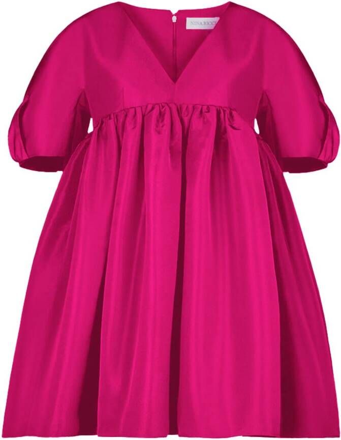 Nina Ricci Flared mini-jurk Roze