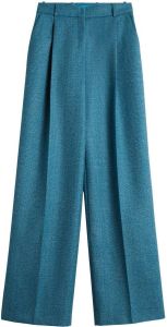 Nina Ricci Pantalon met wijde pijpen Blauw