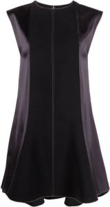Nina Ricci Tweekleurige jurk Zwart