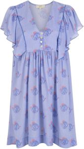 Nk Mini-jurk met bloemenprint Blauw