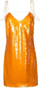 Nk Mini-jurk met pailletten Oranje