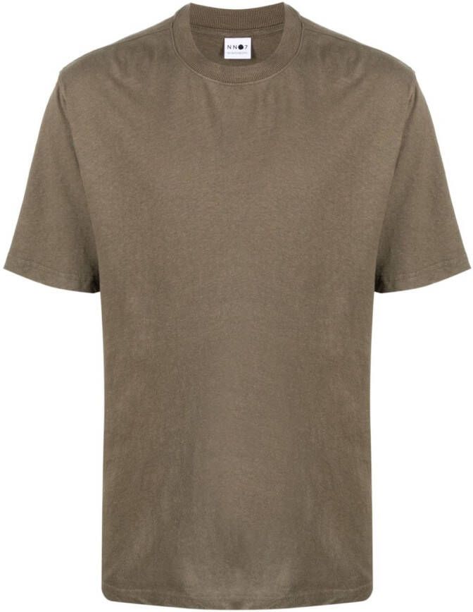 NN07 T-shirt met ronde hals Groen
