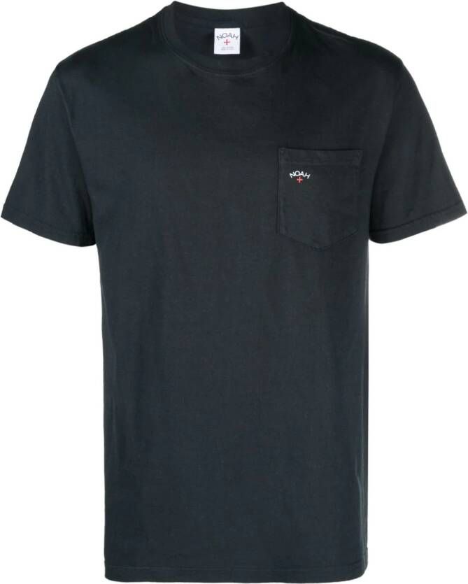 NOAH NY T-shirt met logoprint Zwart