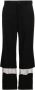 Noir Kei Ninomiya Cropped broek Zwart - Thumbnail 1