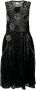 Noir Kei Ninomiya Jurk met bloemenpatch Zwart - Thumbnail 1