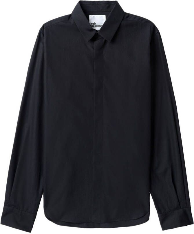 Noir Kei Ninomiya Katoenen blouse Zwart