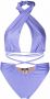 Noire Swimwear Badpak met halternek Blauw - Thumbnail 1