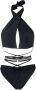 Noire Swimwear Badpak met halternek Zwart - Thumbnail 1