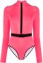 Noire Swimwear Badpak met lange mouwen Roze - Thumbnail 1