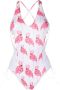 Noire Swimwear Badpak met print Wit - Thumbnail 1
