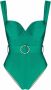 Noire Swimwear Badpak met riem Groen - Thumbnail 1