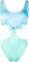 Noire Swimwear Badpak met uitgesneden detail Blauw - Thumbnail 1