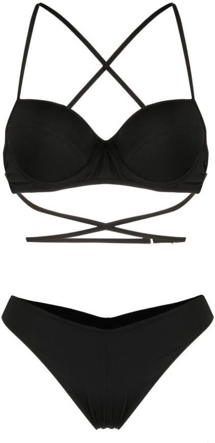 Noire Swimwear Balconette bikini Zwart