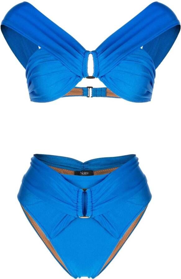 Noire Swimwear Bikini met gesp Blauw