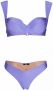 Noire Swimwear Glanzende bikini Paars - Thumbnail 1