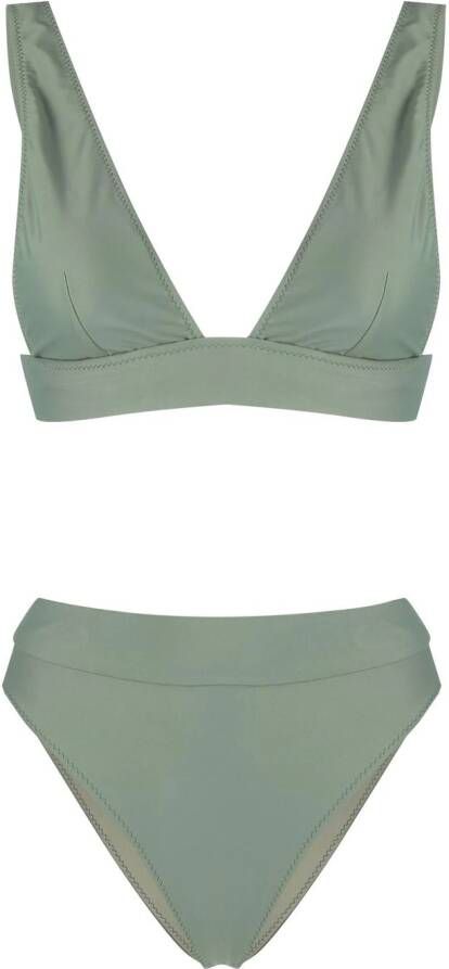 Noire Swimwear High waist bikini Groen