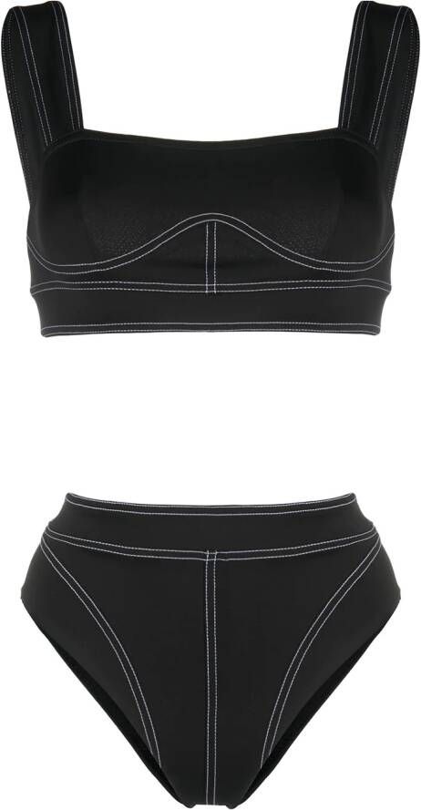 Noire Swimwear Tweedelige bikini Zwart