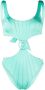 Noire Swimwear Uitgesneden badpak Blauw - Thumbnail 1