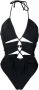Noire Swimwear Uitgesneden badpak Zwart - Thumbnail 1