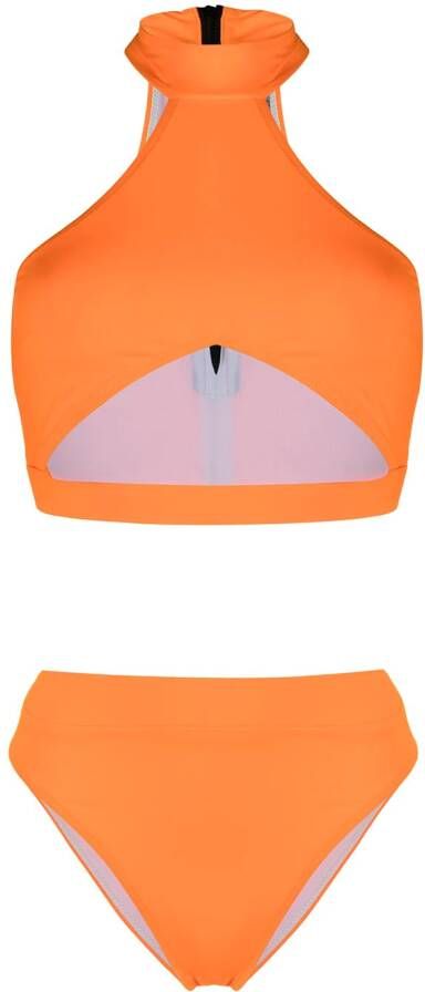 Noire Swimwear Uitgesneden bikini Oranje