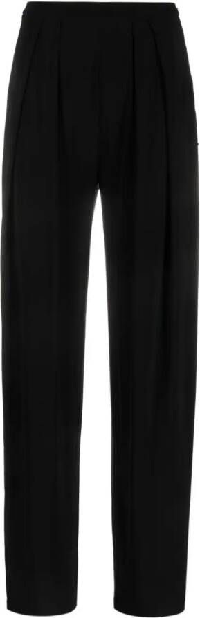 Norma Kamali High waist broek Zwart