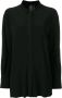 Norma Kamali Shirt met verborgen sluiting Zwart - Thumbnail 1