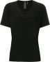 Norma Kamali T-shirt met ronde hals Zwart - Thumbnail 1