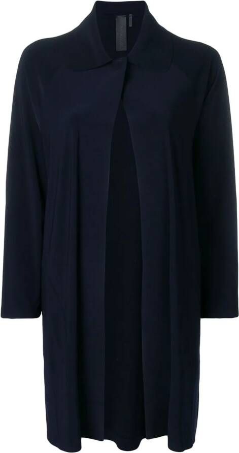 Norma Kamali Vest met open voorkant Blauw