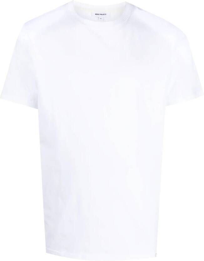 Norse Projects T-shirt met ronde hals Wit